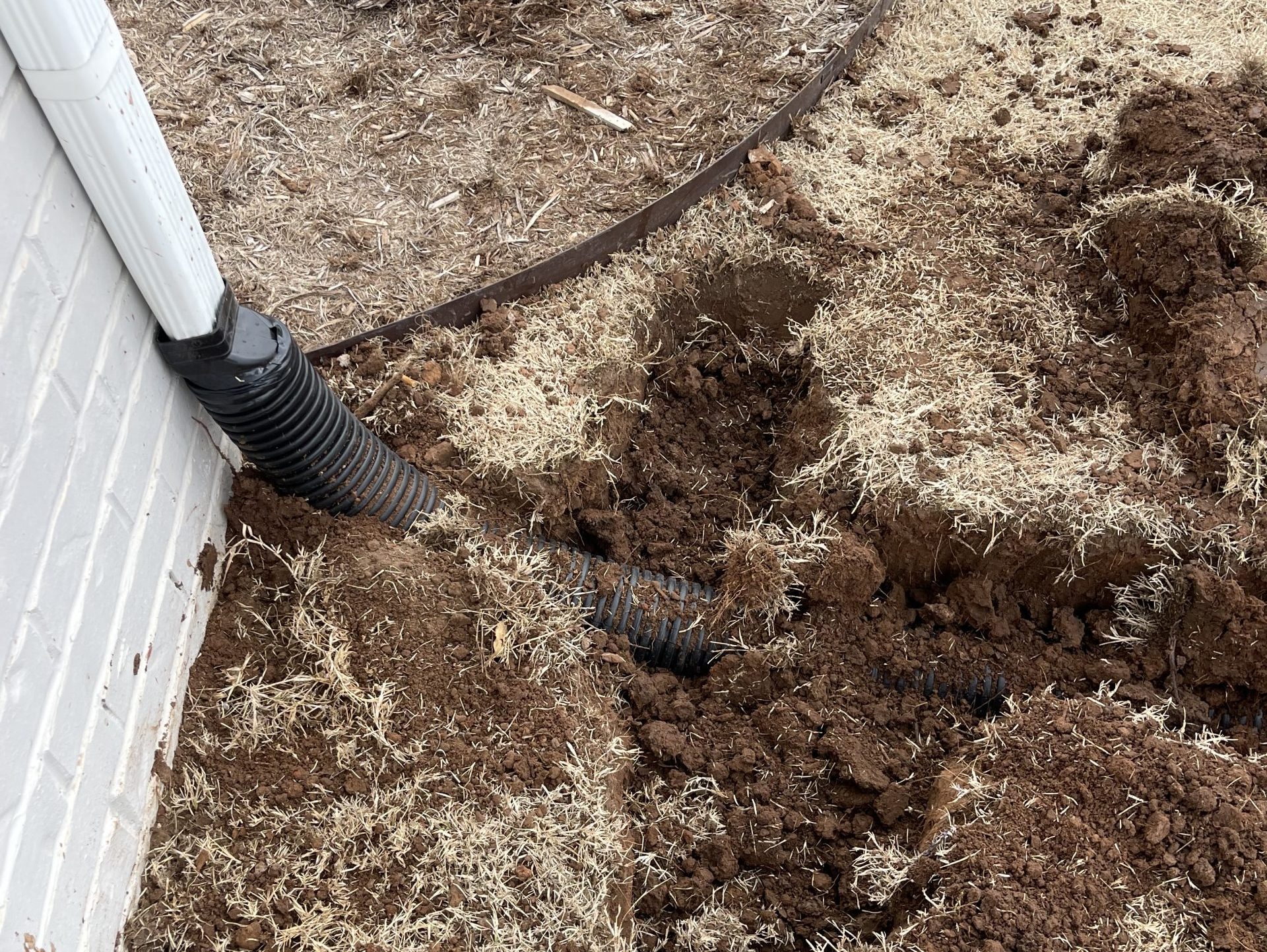 Edmond Drainage Installation T&S Landscaping