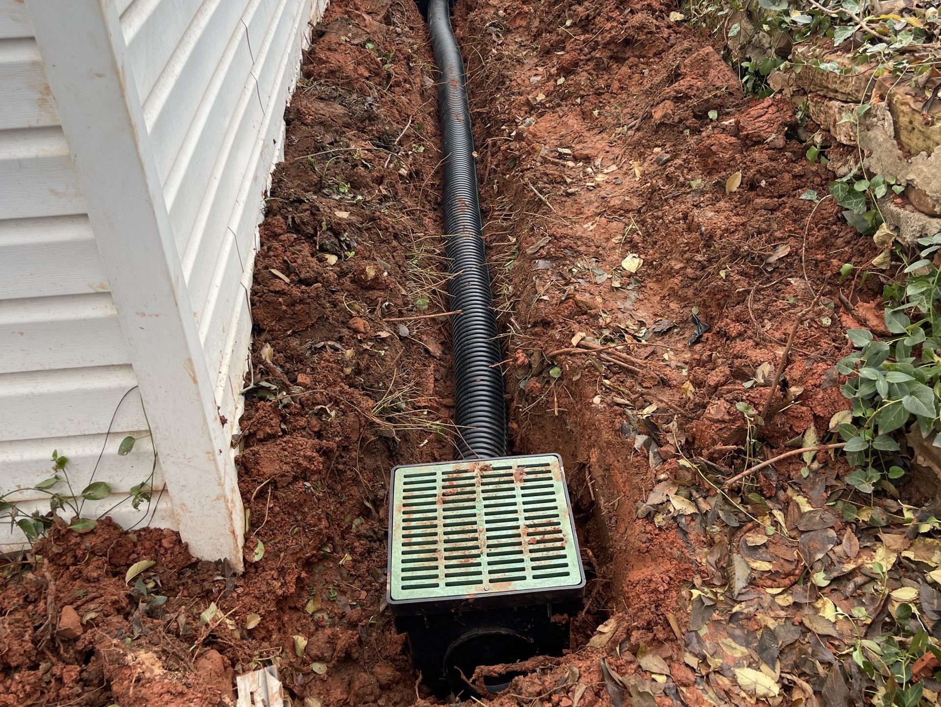 Edmond OK French Yard Drain Installer T&S Landscaping